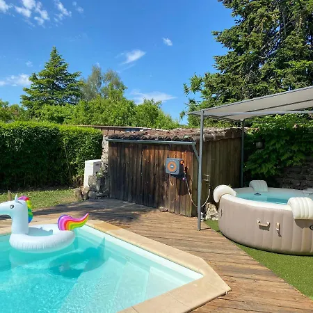 Maison De Avec Piscine Et Jacuzzi Casa de Férias